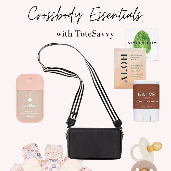 NIB ToteSavvy Tan Diaper Organizer with Strap & Changing Pad - Picture 3 of 3